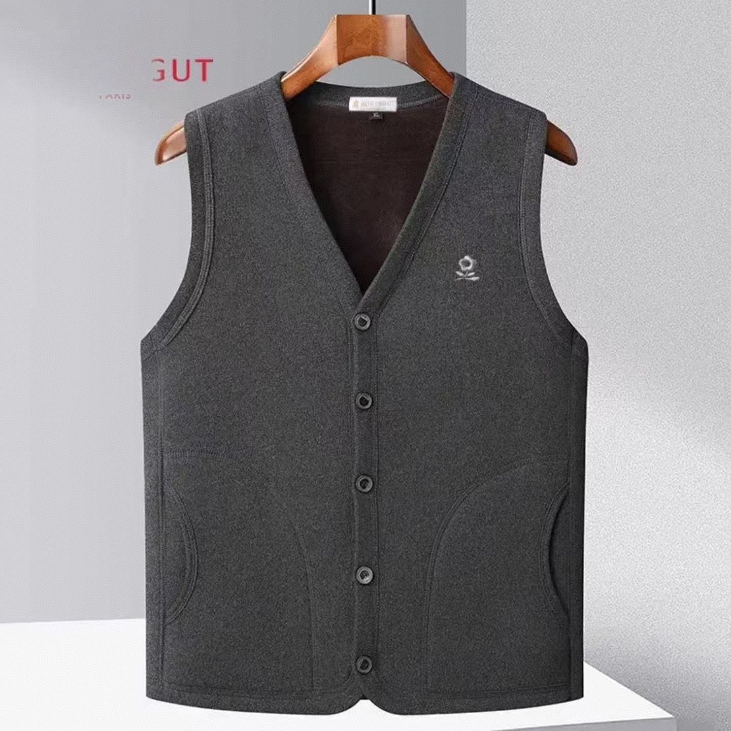 /芸菲汇加绒加厚背心官方正品男马甲2025冬防寒聚暖大码居家坎肩,男装,常规马甲,淘宝优惠券,粉丝福利购,淘宝优惠卷