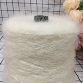 进口羊驼马海毛毛线长毛柔软不扎手编中粗线秋冬季 外套毛衣棒针线