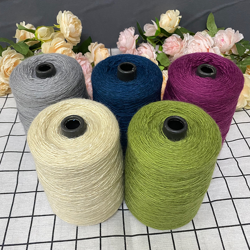 羊毛羊驼绒混纺手编粗线