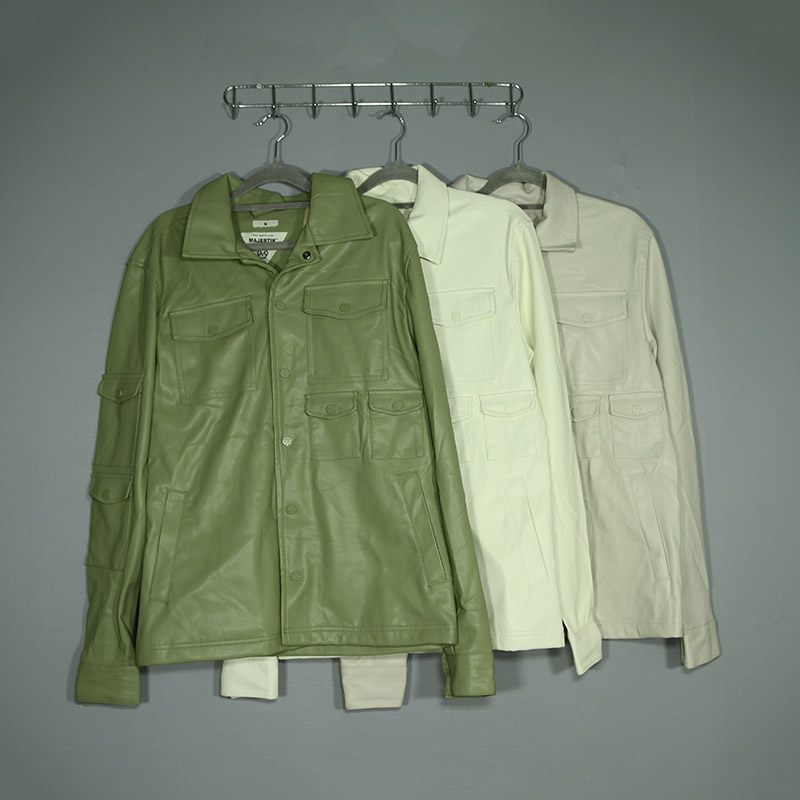 机车服夹克PU夹克工装外套