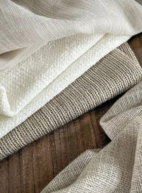 casamance法国进口面料Mistral现代简约纯薄纱客厅窗帘11240145