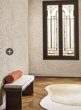 casamance法国进口壁布ALENTOURS现代简约抽象几何图案玄关背景墙