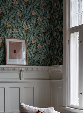 瑞典原装进口borastapeter壁纸现代美式花朵客厅卧室过道背景墙纸