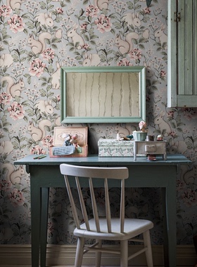 瑞典原装进口borastapeter墙纸现代北欧魔法森林客厅卧室书房壁纸