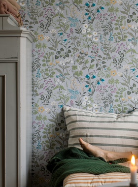 瑞典原装进口borastapeter墙纸现代简约植物图案客厅卧室书房壁纸