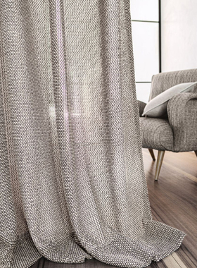 casamance法国进口面料现代Graziella花式变形薄纱编织窗帘座椅布