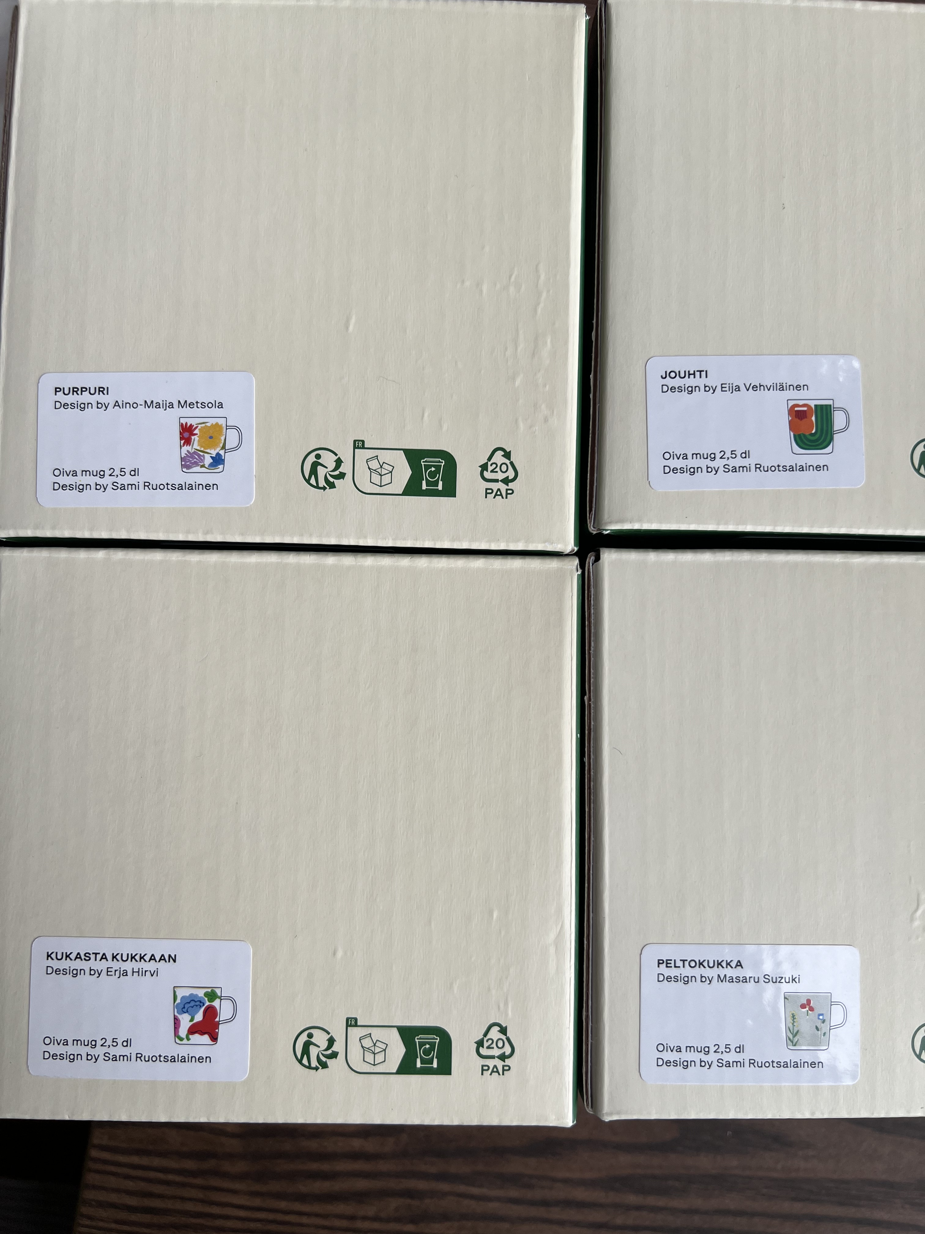 marimekko 日本Pop-up Field of flowers展览艺术家限定马克杯