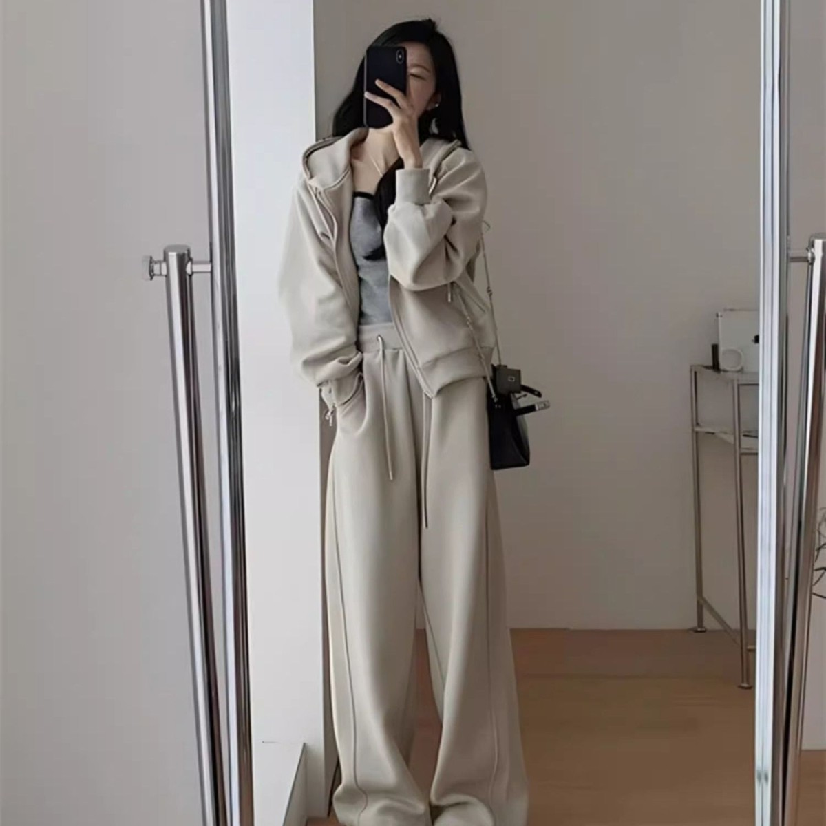 早秋装2026新款茶系穿搭一整套大码女装今年流行盐系卫衣两件套装,女装/女士精品,时尚套装,淘宝优惠券,粉丝福利购,淘宝优惠卷