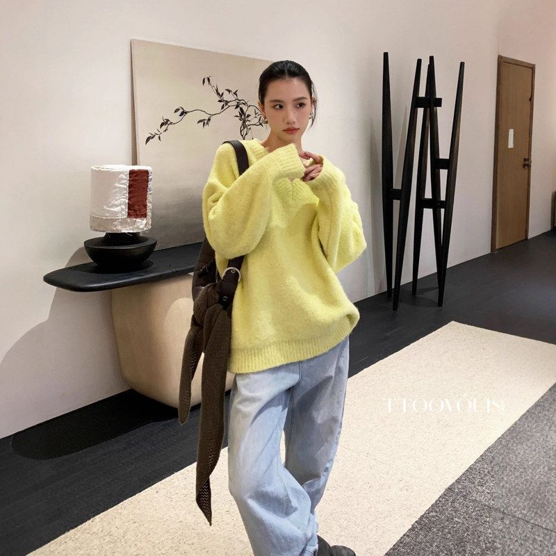 TTOOVOUIS冬季新款2426胖mm针织