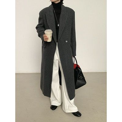 MMCDITION羊绒大衣女冬季新款