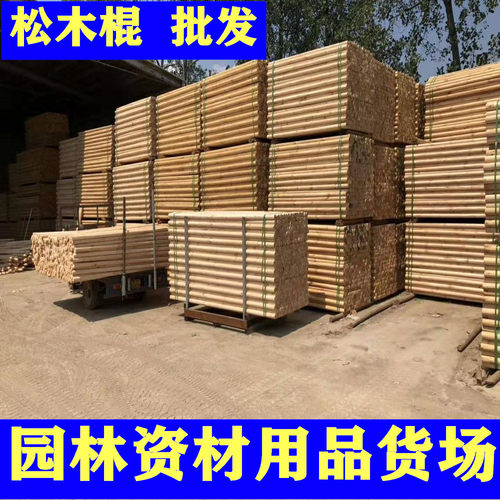 绿化支撑杆树木支撑架固定器套杯树木支撑杨木竿松木棍支撑三脚架 - 封面