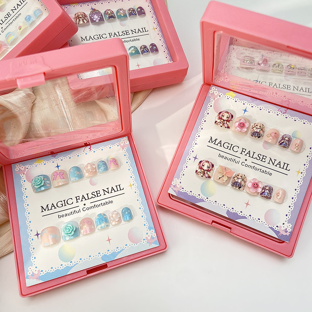 高颜值多巴胺卡通儿童穿戴甲