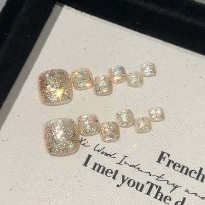 纸醉金迷纯手工穿戴甲