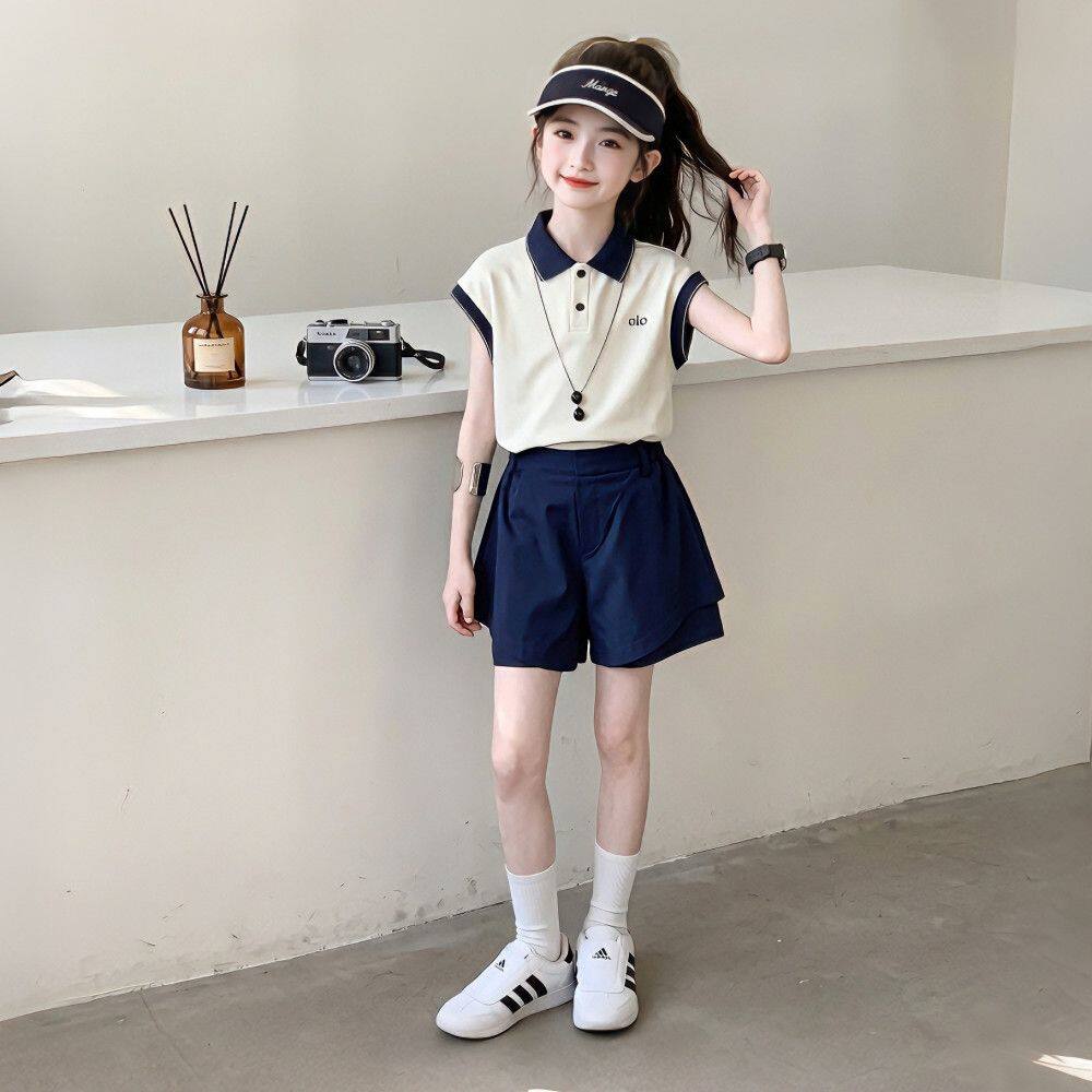 女童套装2026新款儿童洋气时髦春秋款中大童女孩秋季运动服两件套