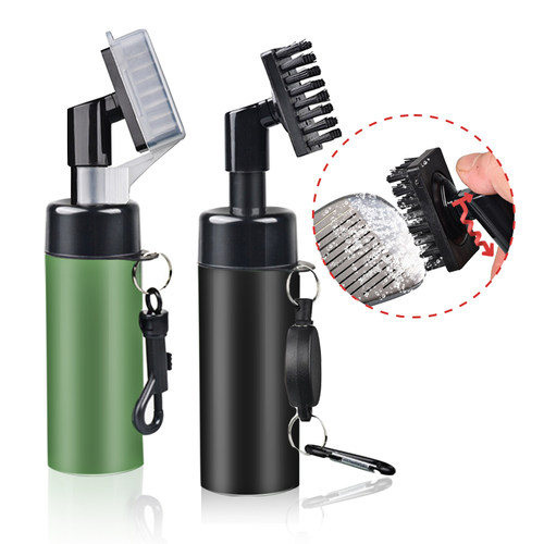 新款高尔夫球杆清洁刷喷水刷