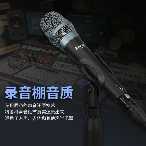 艾博逊AM15手持电容话筒唱歌专用