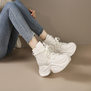 【多个款式可选】清仓【增高9】加绒内增高老爹鞋女运动休闲女鞋