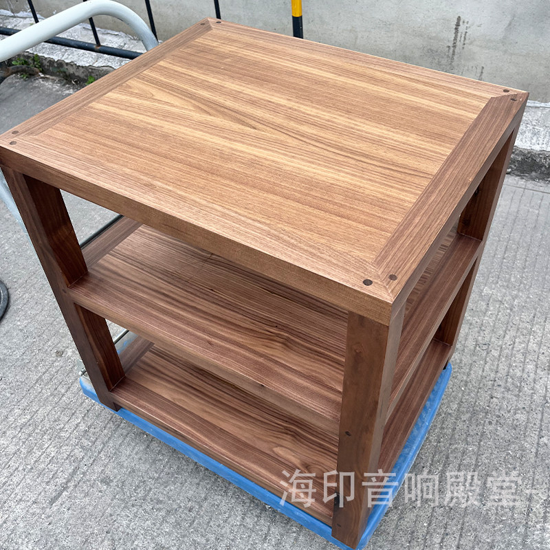爵士精装机架黑胡桃木功放架HIFI贵族黑胶音响器材电视专业音响柜