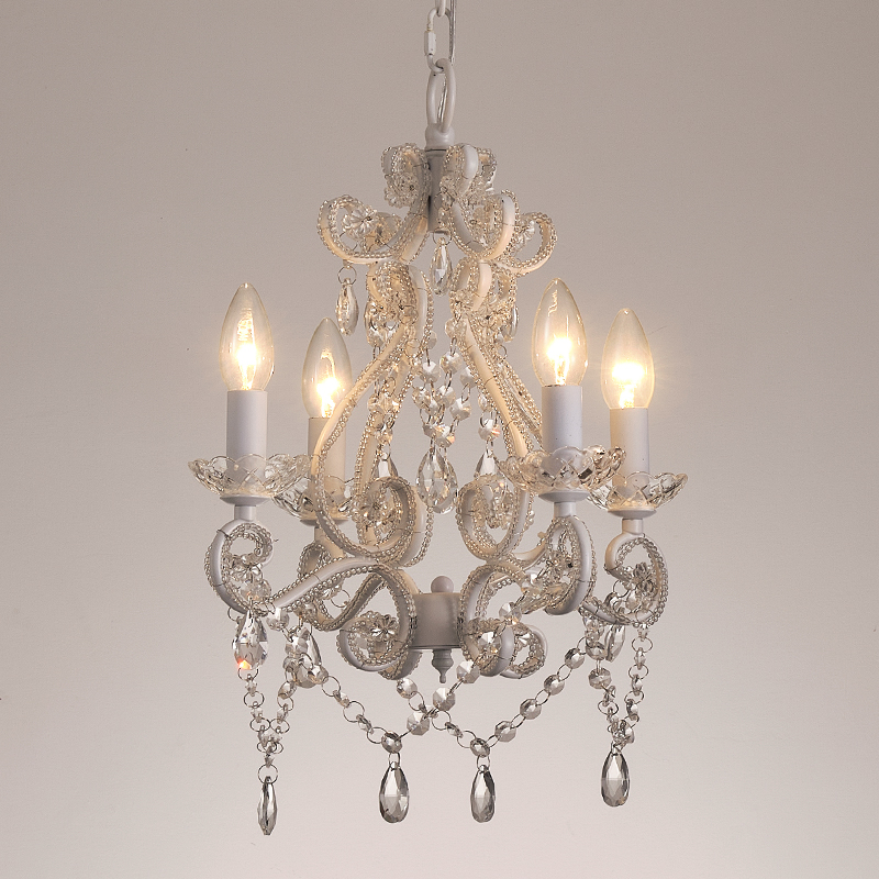 美式复古铁艺水晶吊灯 大气高级感浪漫个性创意餐厅客厅饭厅别墅