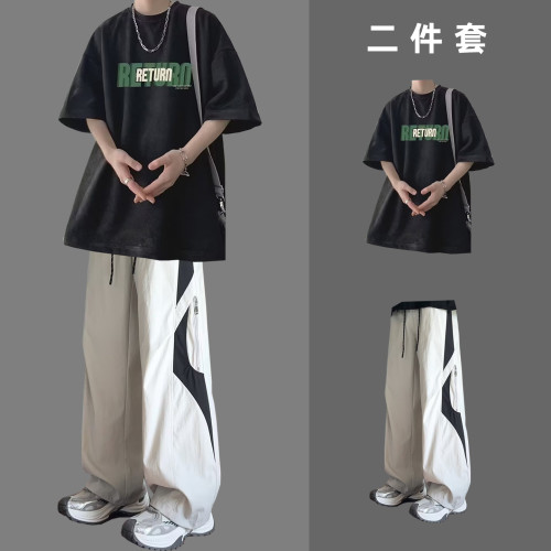 夏季青少年BF机能短袖运动套装