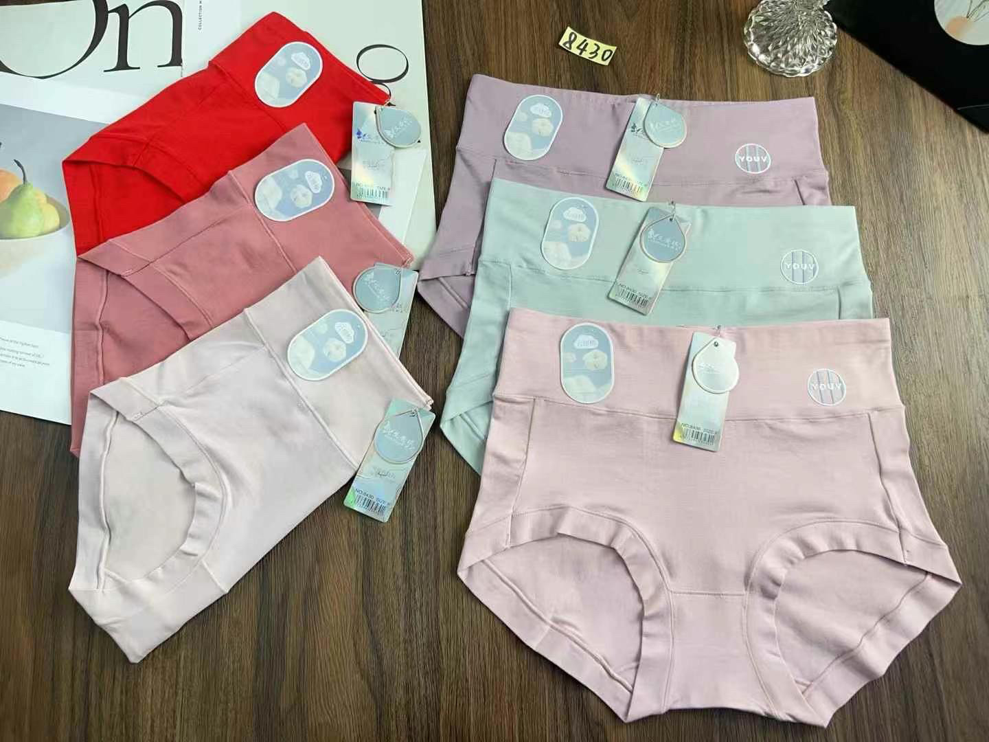 高腰棉莫女士内裤 柔软包臀微收腹纯色简约三角裤头女 6条包邮,女士内衣/男士内衣/家居服,女三角裤,淘宝优惠券,粉丝福利购,淘宝优惠卷