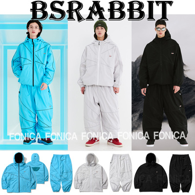 BSRABBIT韩国滑雪服裤衣防水拉链