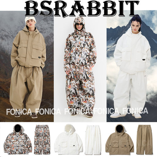 滑雪裤滑雪服BSRABBIT防水防风
