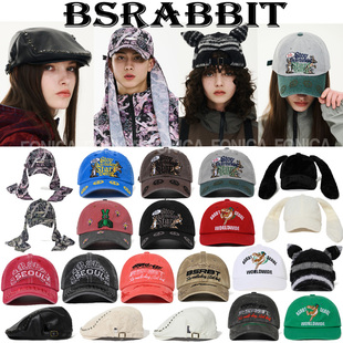 2526BSRABBIT韩国滑雪帽子棒球帽子长款休闲帽伊能动户外旅游帽