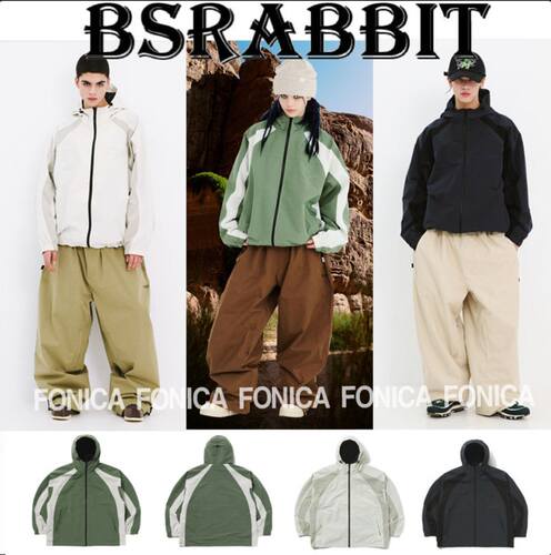 滑雪服BSRABBIT连帽开衫拉链防水