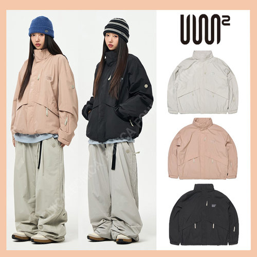 USS2韩国滑雪服防水单板灰白色