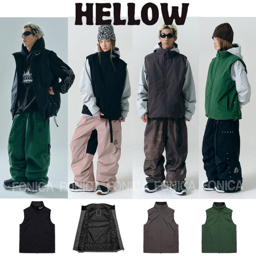 HELLOW韩国马甲滑雪服防水保暖2L