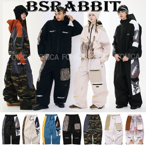 BSRABBIT韩国滑雪裤官方防水