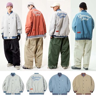 单板拉链圆领滑雪衣棒球衣 2526SPECIALGUEST滑雪服韩国防水男女款