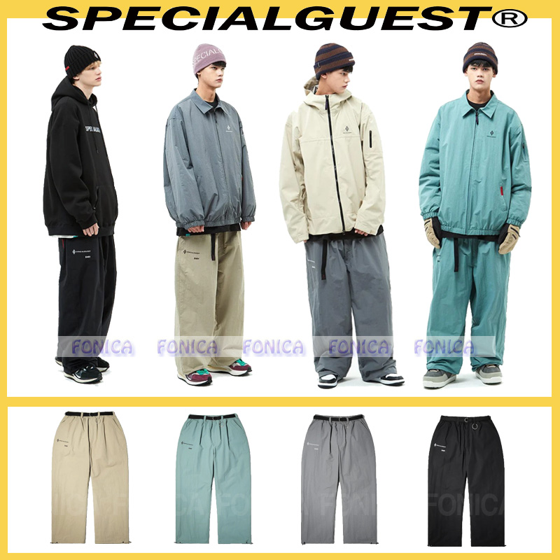 SPECIALGUEST滑雪裤防水肥大宽松