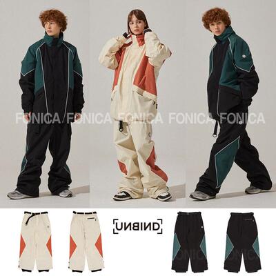 UNBIND滑雪裤防水耐磨宽松肥大