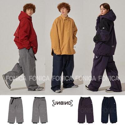 UNBIND滑雪裤防水肥大直筒