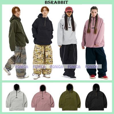 BSRABBIT滑雪服单板单板连帽套头