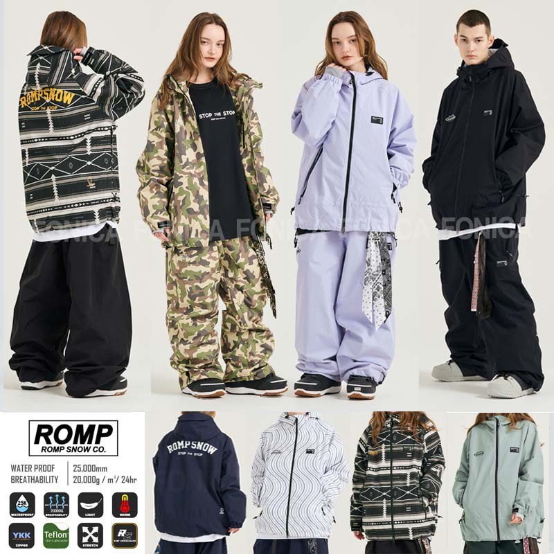 7ROMP韩国滑雪服衣裤连帽单板图片