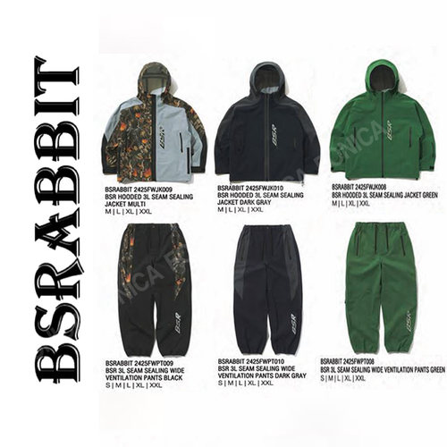 滑雪服BSRABBIT单板3L拉链防水