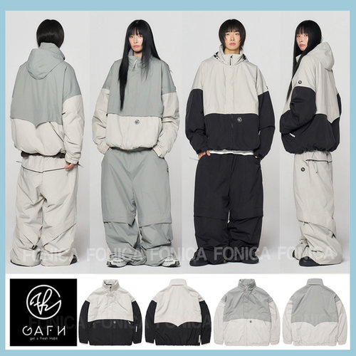 GAFH韩国滑雪服防水单板保暖加棉