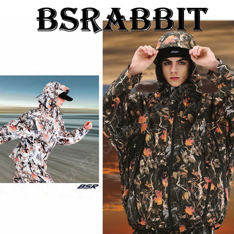 滑雪服BSRABBIT防水叶子拉链