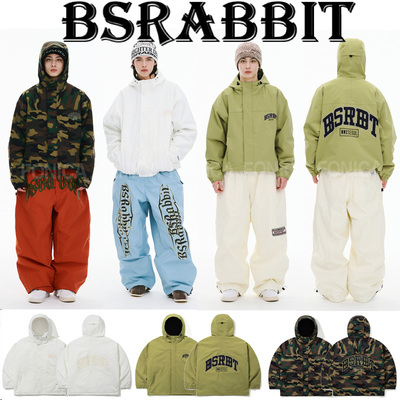 BSRABBIT韩国滑雪服单板卡其色