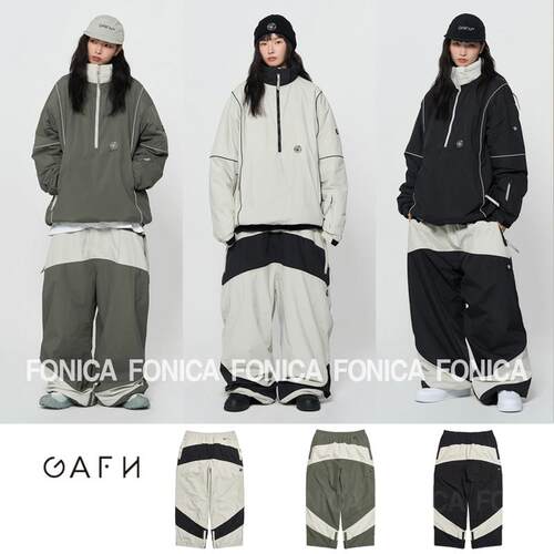 防水滑雪裤GAFH超级肥大休闲耐磨