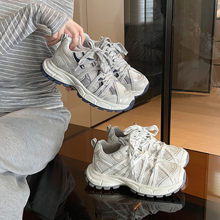 【研发秀气版-镇店之宝】赵露思厚底显瘦老爹鞋女2025秋季休闲鞋