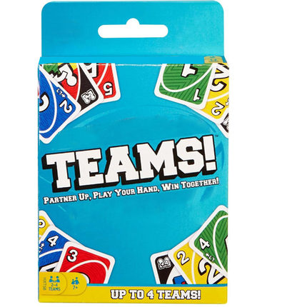 Teams Card Game for Family Nights toys Travel Camping party