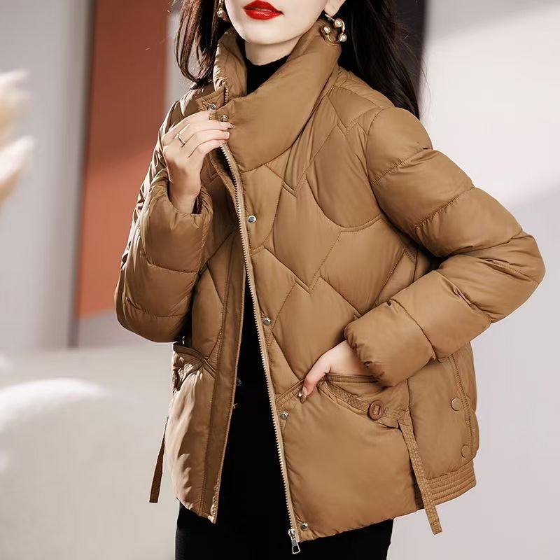 羽绒棉服女短款2025新款冬季加厚韩版宽松小棉袄时尚休闲百搭外套