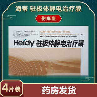 海蒂Heidy驻极体静电治疗膜伤痛型上海海蒂产品4片装/盒外用正品