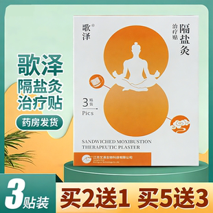 歌泽隔盐灸治疗贴隔物灸江苏艾泽生物产品外用贴膏AZG-B型3贴装