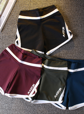 蜜桃臀运动短裤女弹力紧身防走光速干高级感跑步训练健身热裤夏季