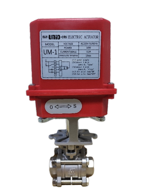 原装台湾鼎机电动执行器UNID电动执行器UM-1电动阀电动执行器